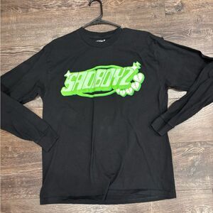 Sad boyz junior H Puff Black Long Sleeve Tshirt
